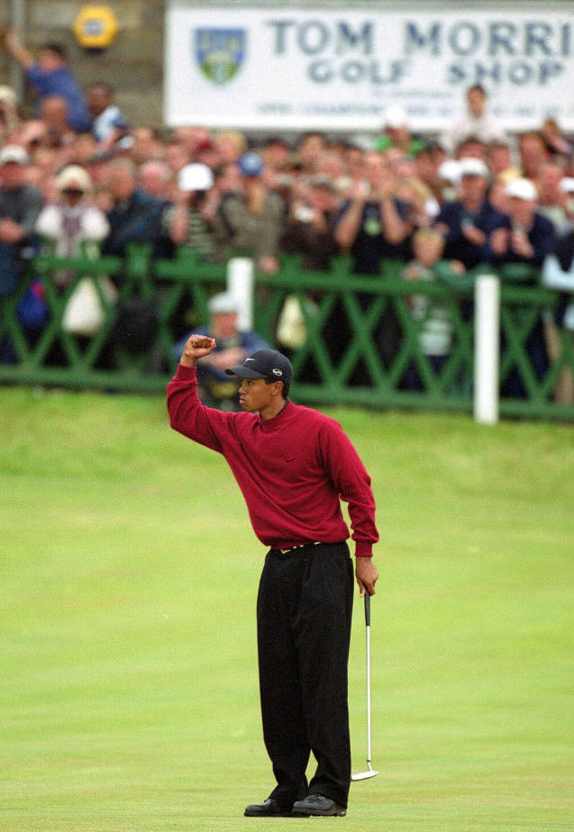 Tiger Woods St Andrews TOFTA